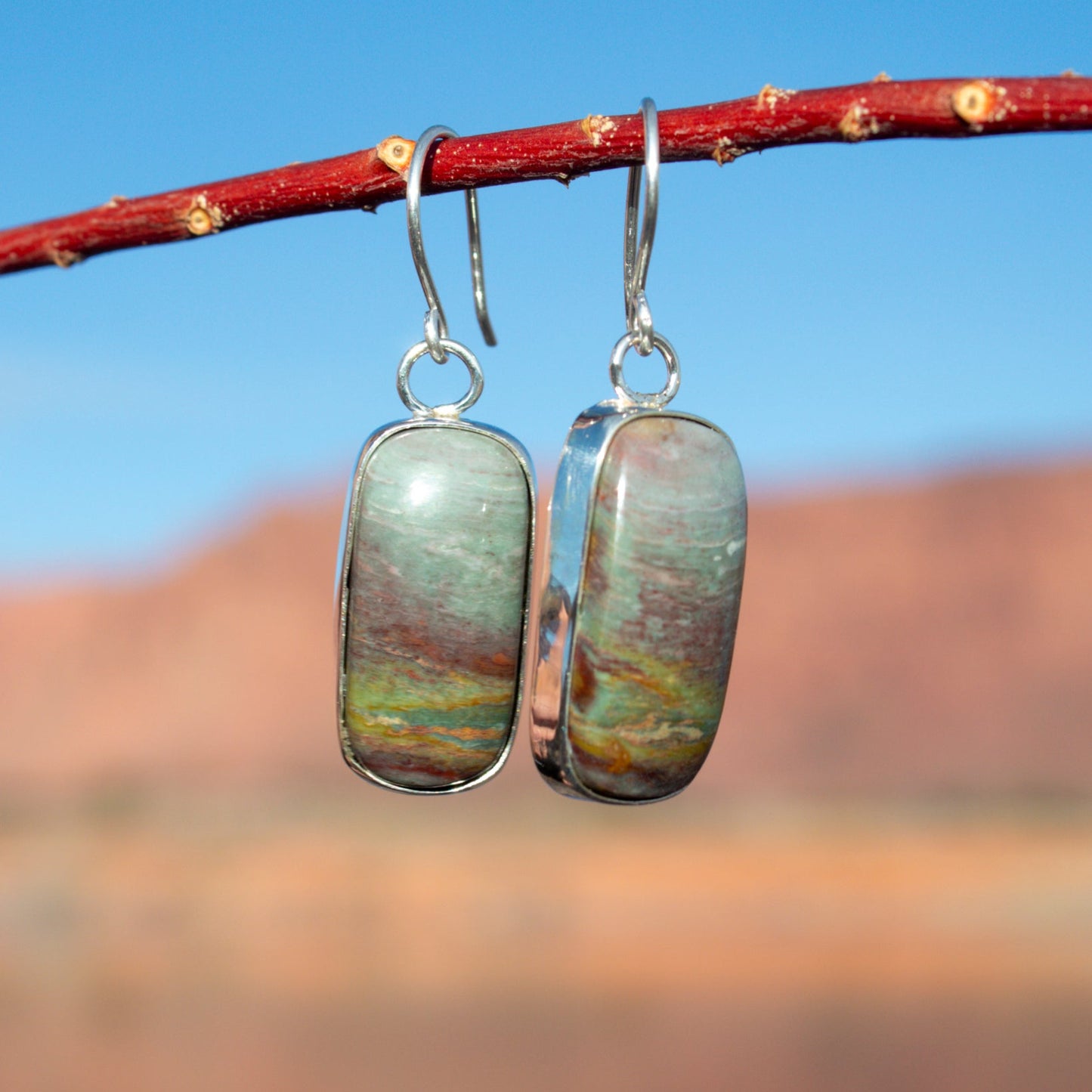 Crayola Jasper Earrings