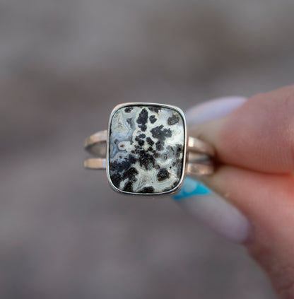 Dendrite Agate Ring Size 7.5