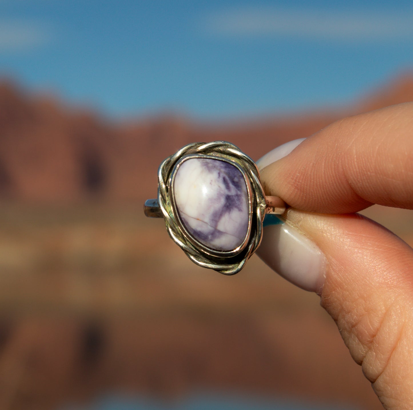 Utah Tiffany Stone Ring Size 8