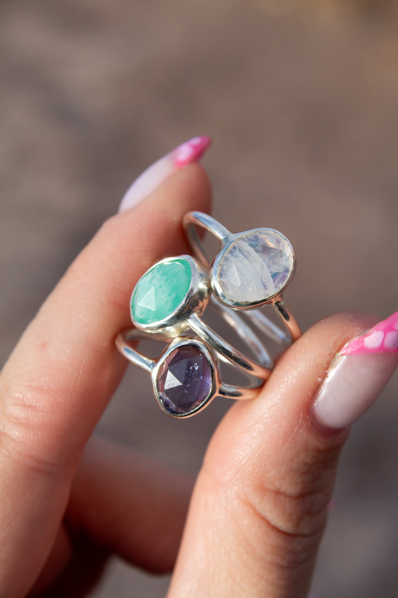 Moonstone Ring Size 8.5