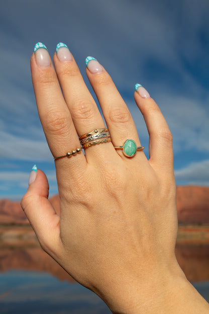 Amazonite Ring Size 7.5