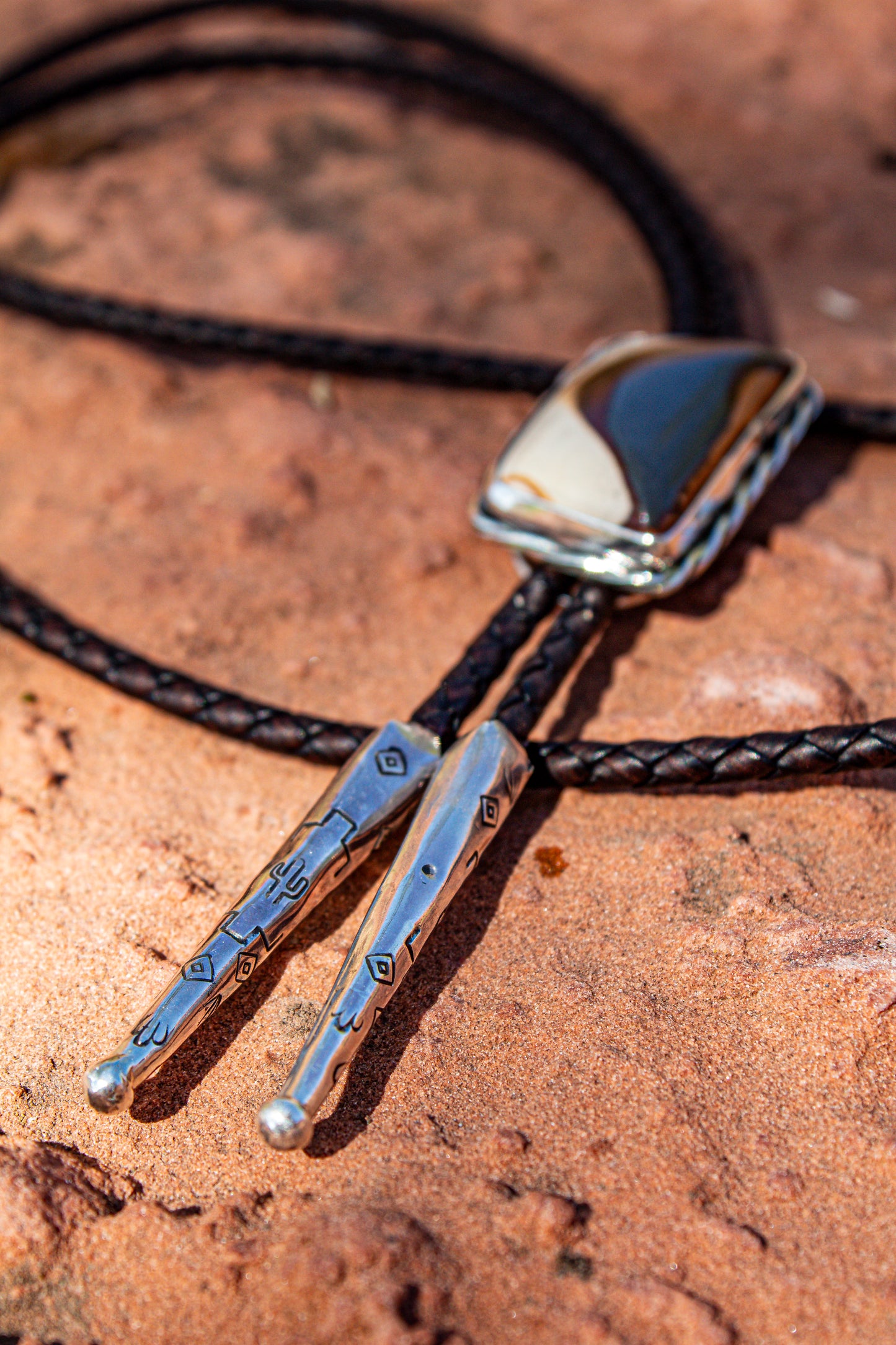 Dark Moon Utah Wonderstone Bolo Tie