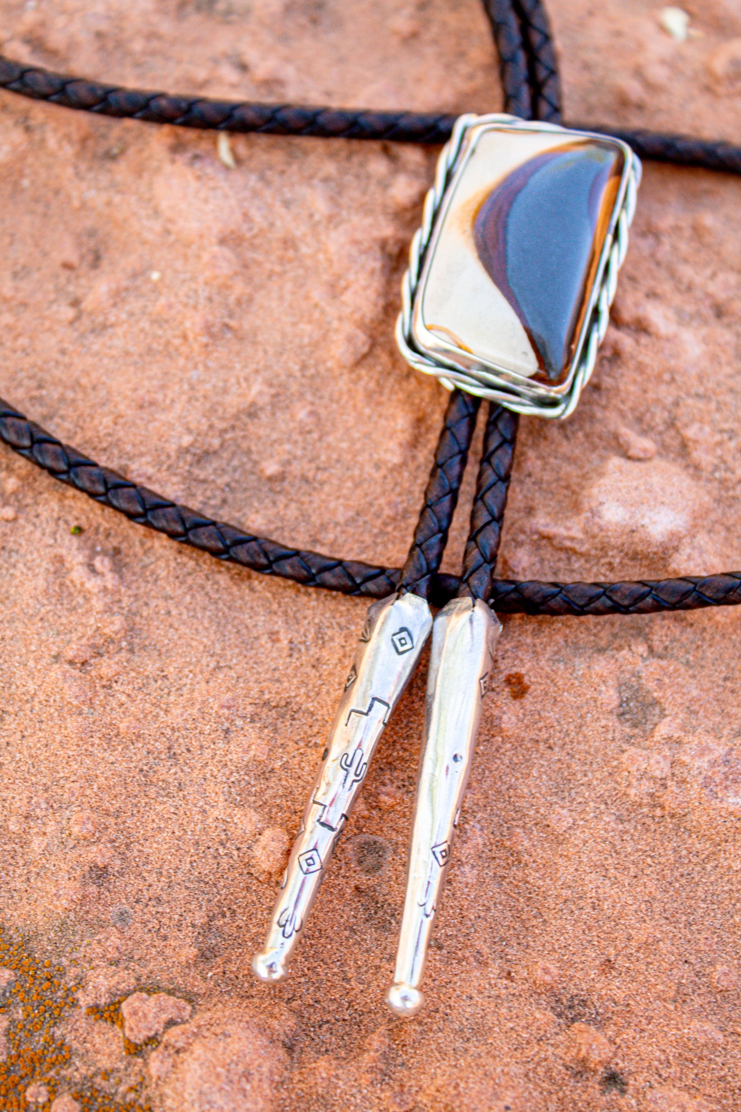 Dark Moon Utah Wonderstone Bolo Tie