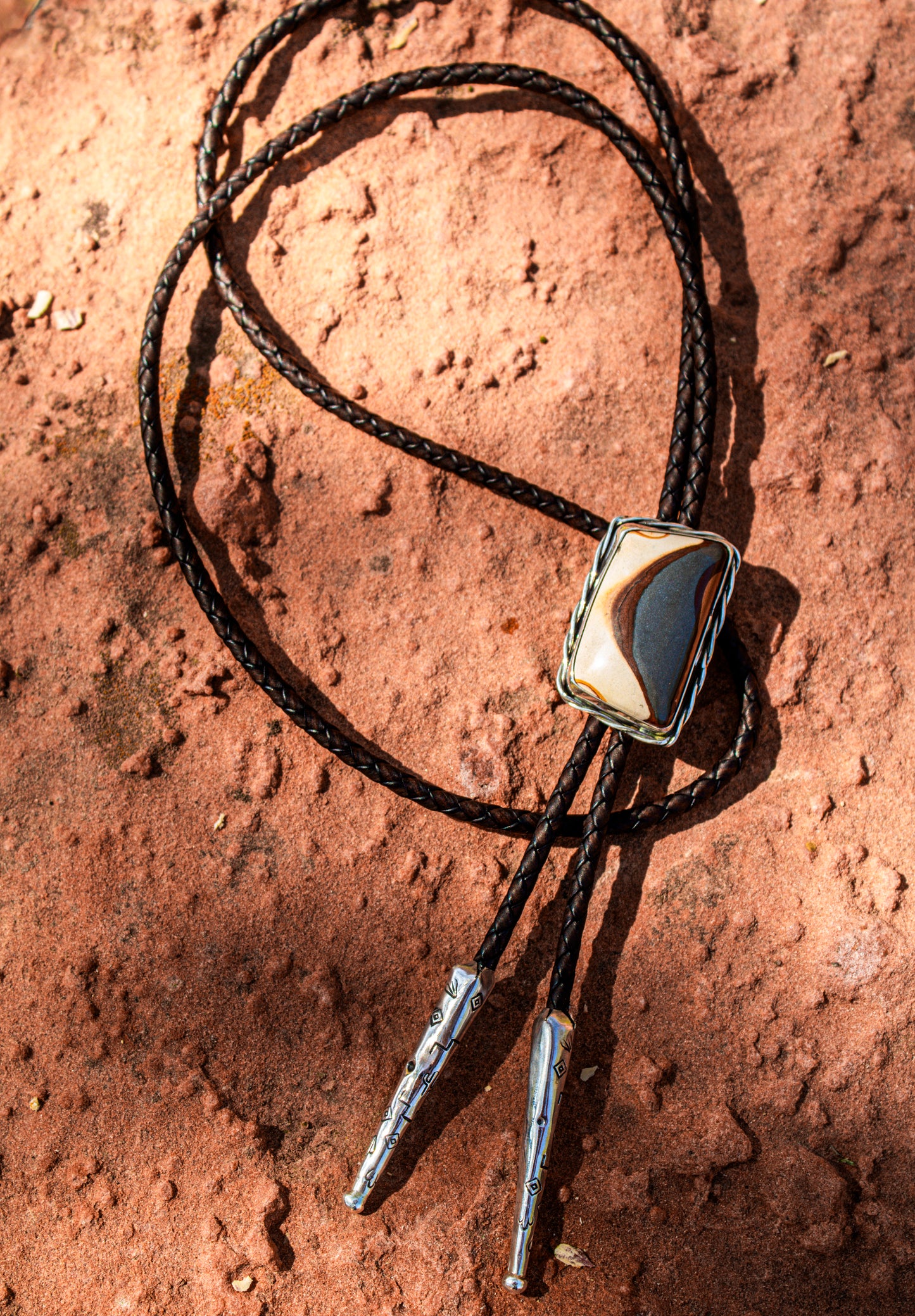 Dark Moon Utah Wonderstone Bolo Tie