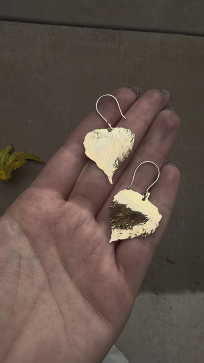 November Earring of the Month: Golden Aspen Leaves