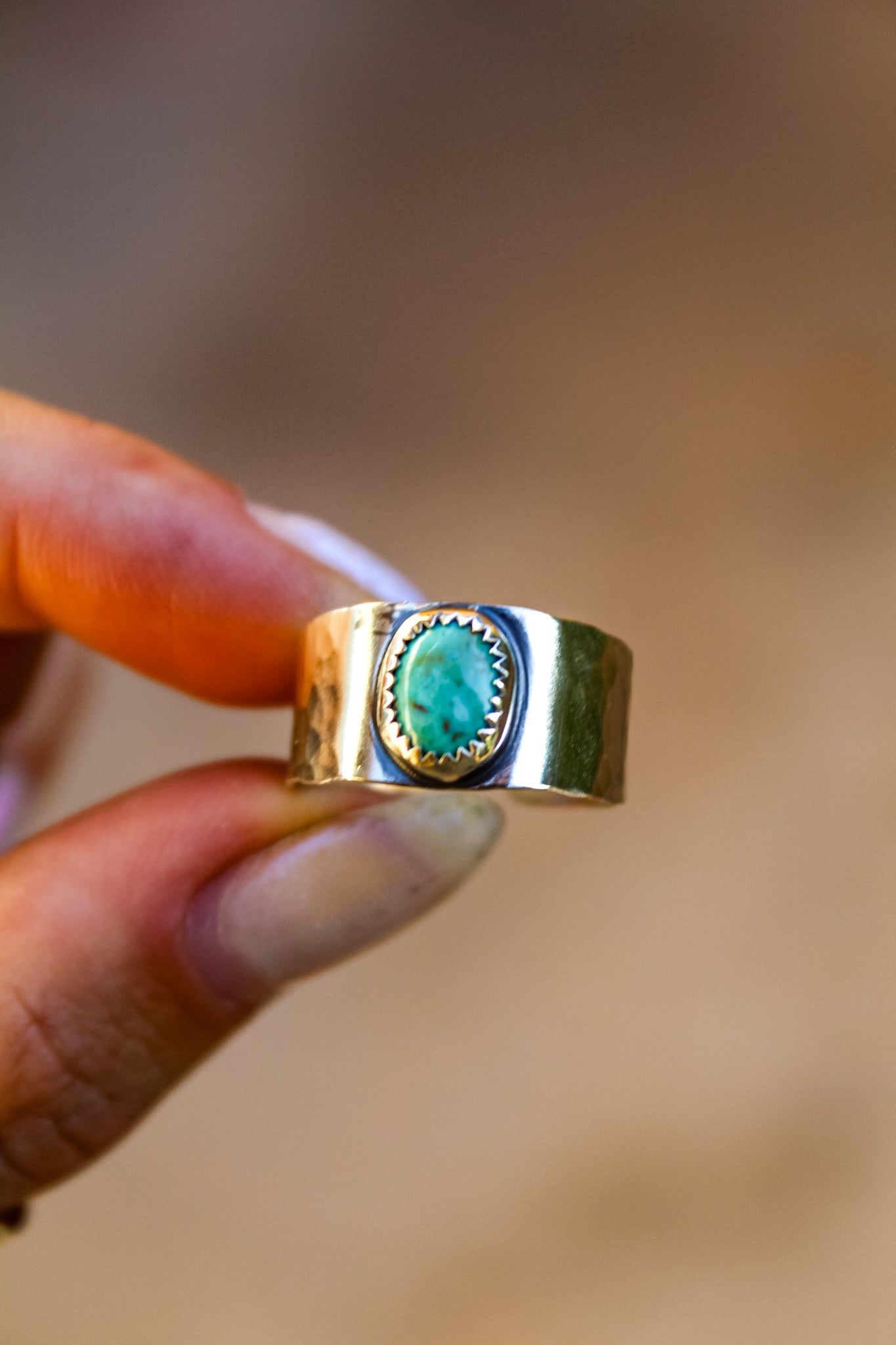 Turquoise Saddle Rings